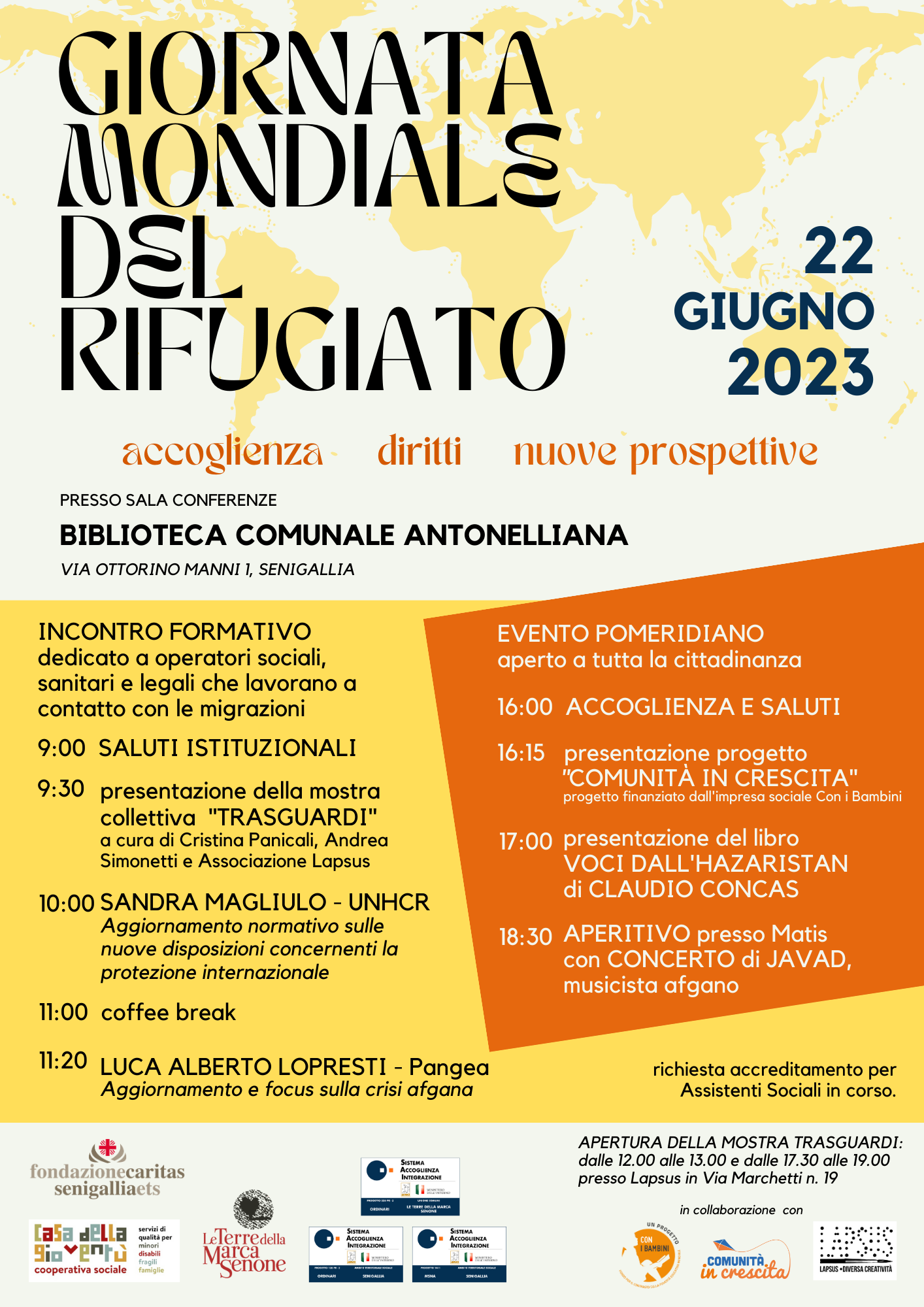 Giornata mondiale del rifugiato 2023